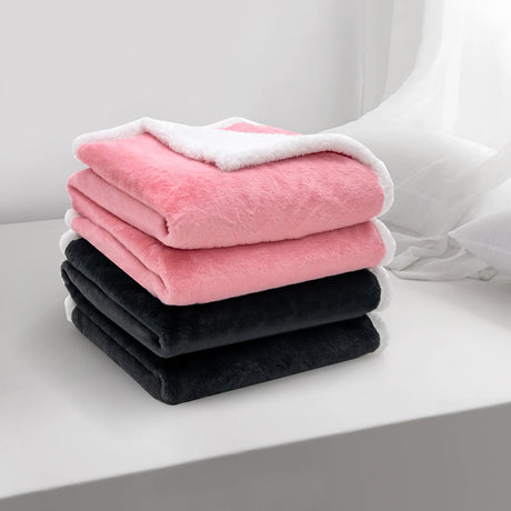 Electric Heated Blanket Throw with 10 Heat Settings-Grey
