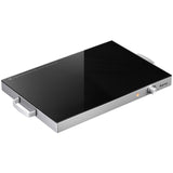 Electric Warming Tray with Cool-Touch Handles and Stainless Steel Frame