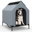 Large Pet House with Ventilated Windows and Removable Cover-M