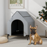 Large Pet House with Ventilated Windows and Removable Cover-S