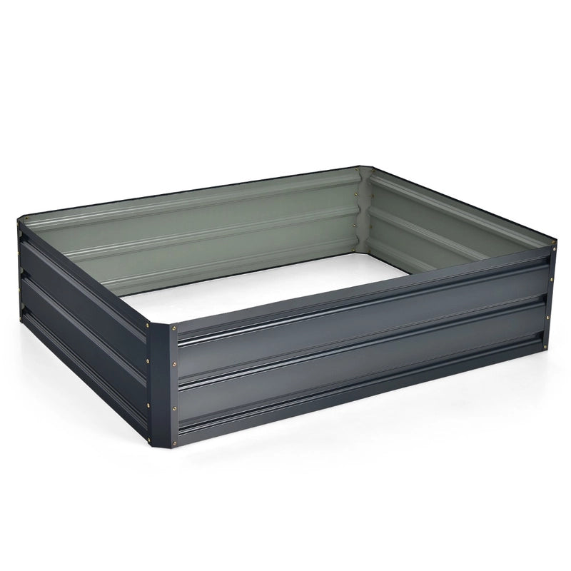 Outdoor Metal Raised Garden Bed Elevated Planter Box