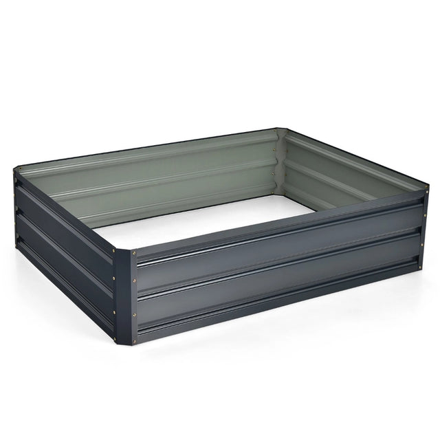 Outdoor Metal Raised Garden Bed Elevated Planter Box