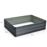 Outdoor Metal Raised Garden Bed Elevated Planter Box