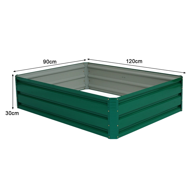 Outdoor Metal Raised Garden Bed Elevated Planter Box