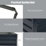 Outdoor Metal Raised Garden Bed Elevated Planter Box