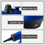 Multi-purpose Handheld Steam Cleaner with 9 Piece Accessories-Blue