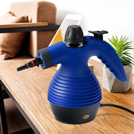 Multi-purpose Handheld Steam Cleaner with 9 Piece Accessories-Blue