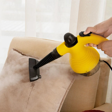 Multi-purpose Handheld Steam Cleaner with 9 Piece Accessories-Yellow