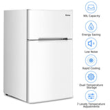90L Freestanding Undercounter Refrigerator with 2 Reversible Door-White