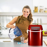 2.2ltr Automatic Electric Ice Cube Maker-Red
