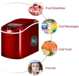 2.2ltr Automatic Electric Ice Cube Maker-Red