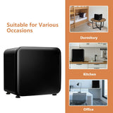 0~10C Compact Refrigerator with Reversible Door for Dorm Apartment-Black