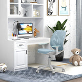 Swivel Mesh Children Computer Chair with Adjustable Height-Blue