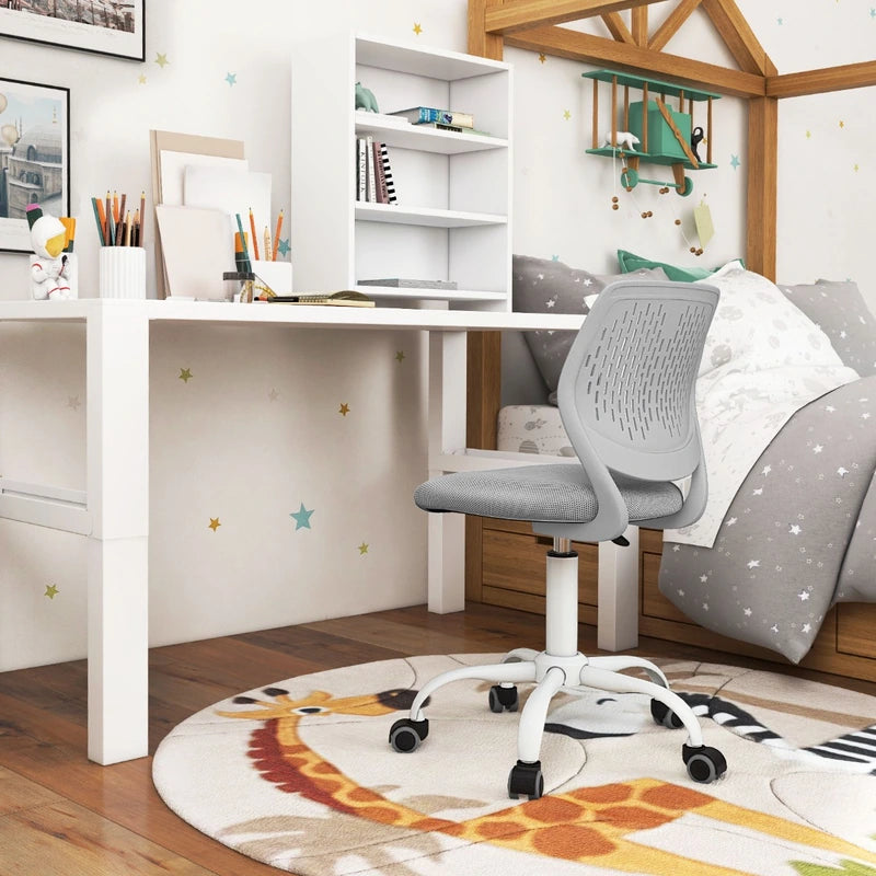 Ergonomic Children Study Chair with Adjustable Height-Grey