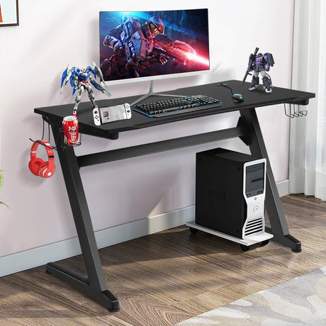 Cup and Headphone Holder Z-shape Frame E-sports Gaming Desk