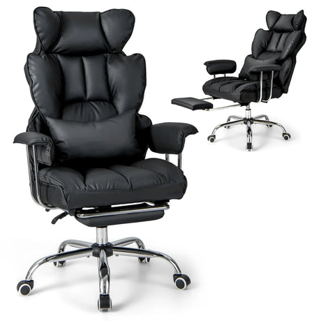 Ergonomic High Back Office Chair Executive Computer Desk Chair-Black