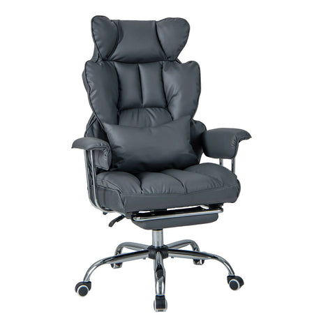 Ergonomic High Back Office Chair Executive Computer Desk Chair-Grey