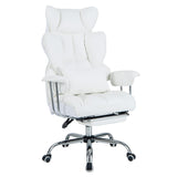 Ergonomic High Back Office Chair Executive Computer Desk Chair-White