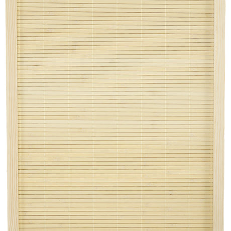 HOMCOM Room Divider, Freestanding Privacy Screen, 4 Panel Folding, 180 x 180cm, Natural