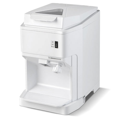 350W  Ice Size Adjustable Commercial Electric Ice Crusher for Home Restaurant-White