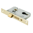 64MM SASH LOCK - EURO - 47.5MM C/C - SQUARE_x005F
 - ELECTRO BRASSED - EACH