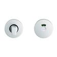 TURN & RELEASE ON CONCEALED FIX ROUND ROSE WITH INDICATOR (5MM FOLLOWER) - SATIN ANODISED ALUMINIUM - SET