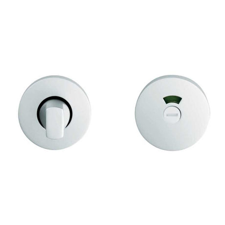 TURN & RELEASE ON CONCEALED FIX ROUND ROSE WITH INDICATOR (5MM FOLLOWER) - SATIN ANODISED ALUMINIUM - SET