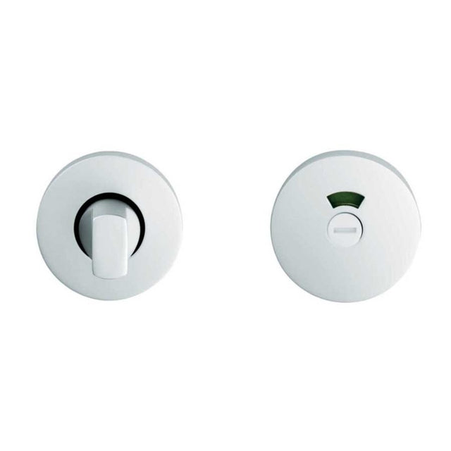 TURN & RELEASE ON CONCEALED FIX ROUND ROSE WITH INDICATOR (5MM FOLLOWER) - SATIN ANODISED ALUMINIUM - SET