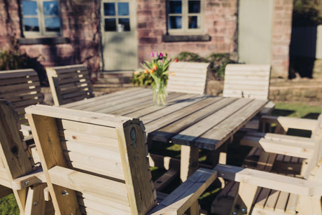 ERG0 8 SEATER SQUARE SET 8XC