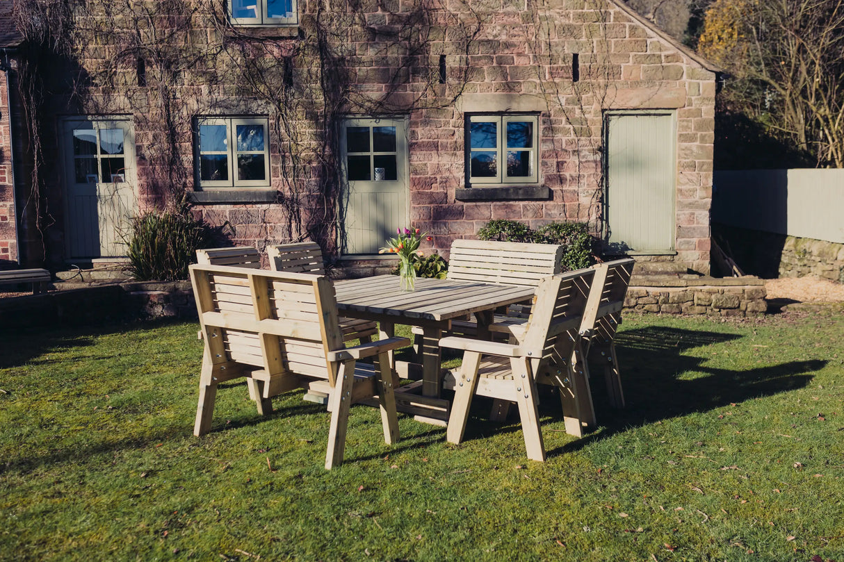 ERGO 8 SEATER SQUARE SET 4XB