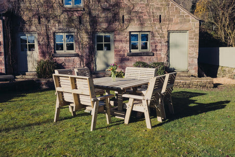 ERGO 8 SEATER SQUARE SET 4XB