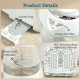 HOMCOM Kettle and Toaster Set, 1.7L 3000W Rapid Kettle with Strix Thermostat, 4 Slice Toaster with 7 Browning Controls, Cream