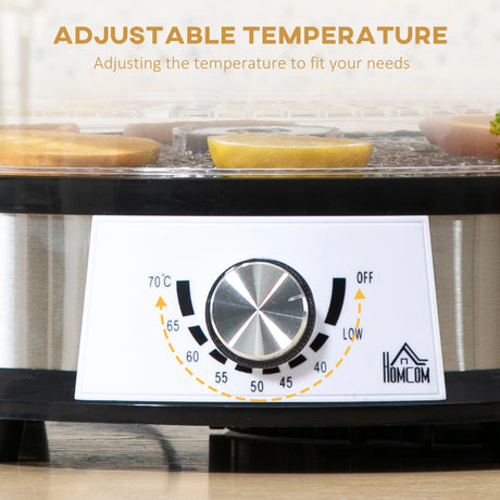 HOMCOM 40-70 Five-Tray Food Dehydrator