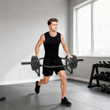 SPORTNOW Olympic Trap Bar, 2" Hex Barbell Bar with 300kg Capacity for Deadlifts, Shrugs, Squats and Farmer Walks