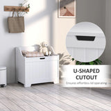 HOMCOM 61L Home Storage Chest - White