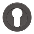ESCUTCHEON - EURO PROFILE ON CONCEALED FIX ROUND ROSE - Anthracite - EACH