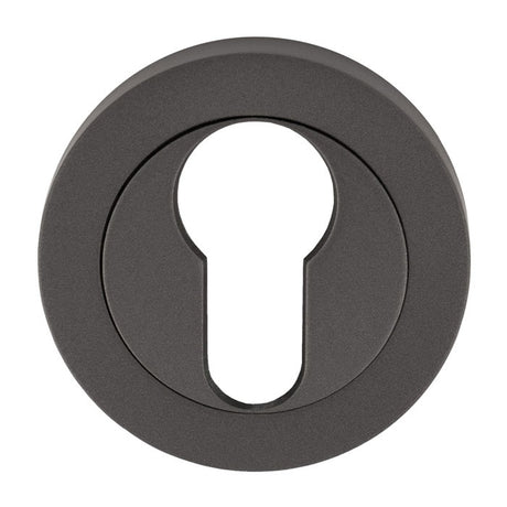 ESCUTCHEON - EURO PROFILE ON CONCEALED FIX ROUND ROSE - Anthracite - EACH