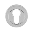 ESCUTCHEON - EURO PROFILE ON CONCEALED FIX ROUND ROSE - POLISHED CHROME - EACH