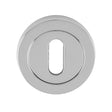 ESCUTCHEON - LOCK PROFILE ON CONCEALED FIX ROUND ROSE - POLISHED CHROME - EACH