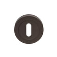 ESCUTCHEON - LOCK PROFILE ON CONCEALED FIX ROUND ROSE - MATT BRONZE - EACH