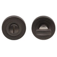 TURN & RELEASE ON CONCEALED FIX ROUND ROSE - MATT BRONZE - SET