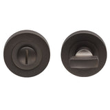 TURN & RELEASE ON CONCEALED FIX ROUND ROSE - MATT BRONZE - SET