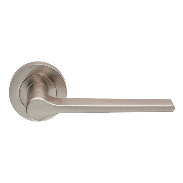 VELINO LEVER ON CONCEALED FIX ROUND ROSE - SATIN NICKEL - PAIR