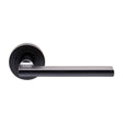 TRENTINO LEVER ON CONCEALED FIX ROUND ROSE - MATT BLACK - PAIR