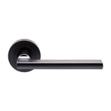 TRENTINO LEVER ON CONCEALED FIX ROUND ROSE - MATT BLACK - PAIR