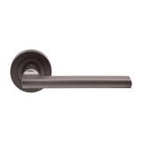 TRENTINO LEVER ON CONCEALED FIX ROUND ROSE - MATT BRONZE - PAIR