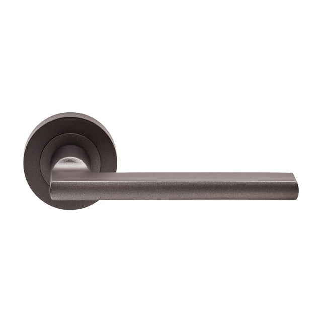 TRENTINO LEVER ON CONCEALED FIX ROUND ROSE - MATT BRONZE - PAIR