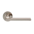 TRENTINO LEVER ON CONCEALED FIX ROUND ROSE - SATIN NICKEL - PAIR