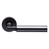 AMIATA LEVER ON CONCEALED FIX ROUND ROSE - MATT BLACK - PAIR