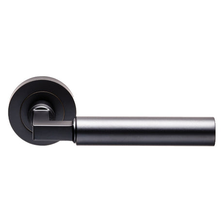 AMIATA LEVER ON CONCEALED FIX ROUND ROSE - MATT BLACK - PAIR